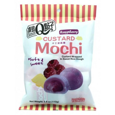 Raspberry Custard Mochi Bag 110gr