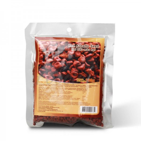 Red Annatto Seeds Κόκκινοι Σπόροι Annatto Ολόκληροι 100gr