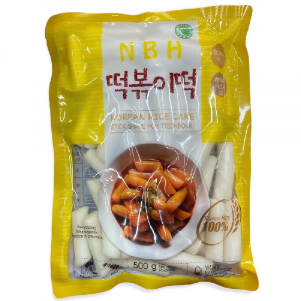 NBH Korean Rice Cakes STRIPS 500gr tteokbokki 