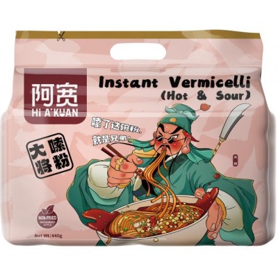 Hi-A Kuan Instant Vermicelli Hot & Sour Flavour 440gr