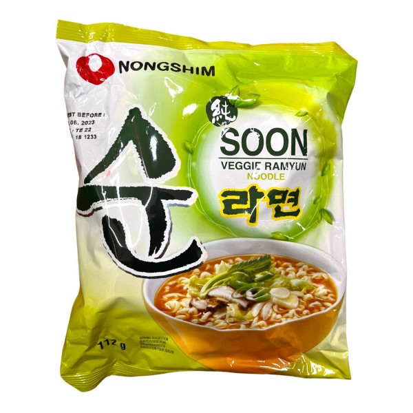 Nongshim SOON Veggie Ramyun MILD 112gr