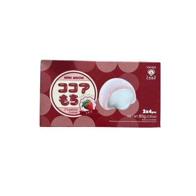 Tokimeki Mini Mochi Strawberry Flavour 2x4pcs 80g