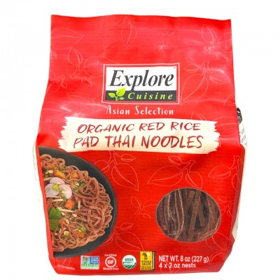 Organic Red Rice Pad Thai Noodles 227gr