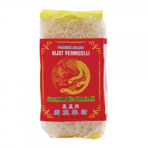 Λεπτά Νουντλς Ρυζιού Phoenix Brand Guangdong Rice Vermicelli 400g