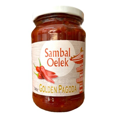 Sambal Oelek Hot Golden Pagoda 360gr