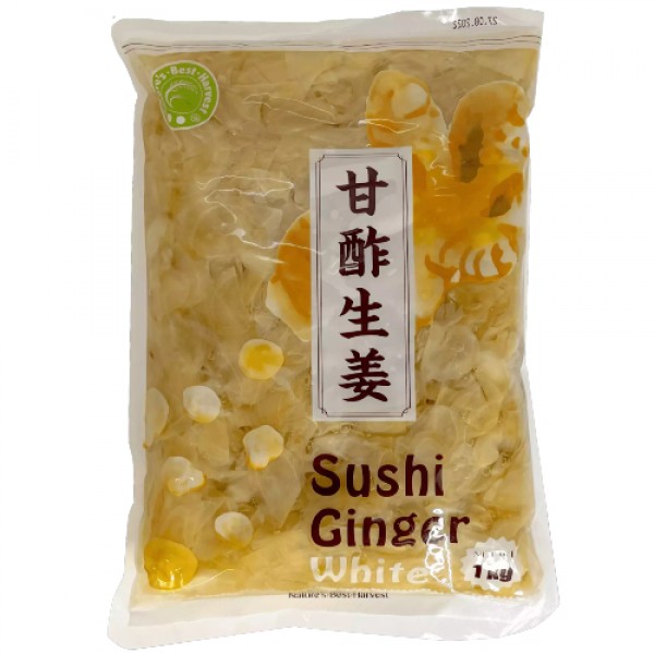 NBH Ginger Slices Pickled White 1kg