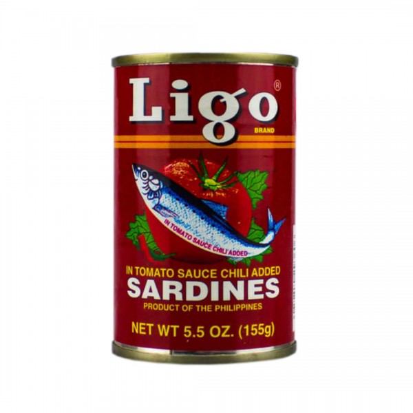 Ligo Sardines in Tomato Chilli 155gr