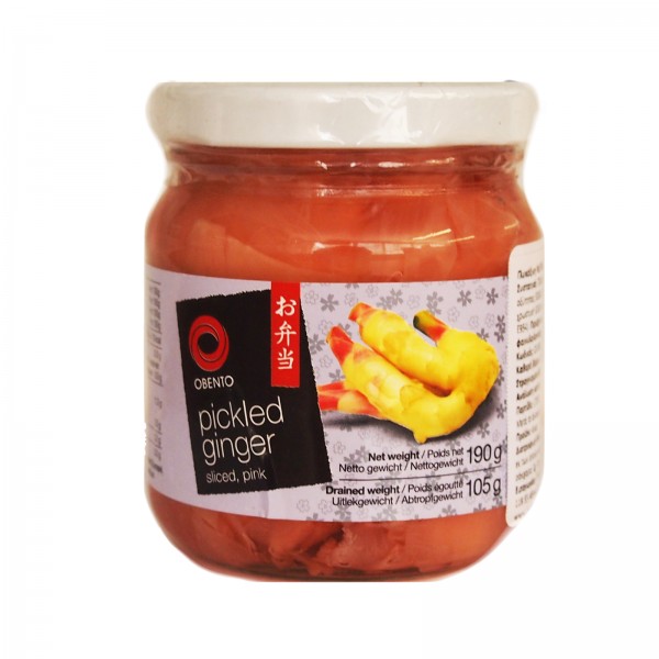 Obento Pickled Ginger PINK SLICED 190gr