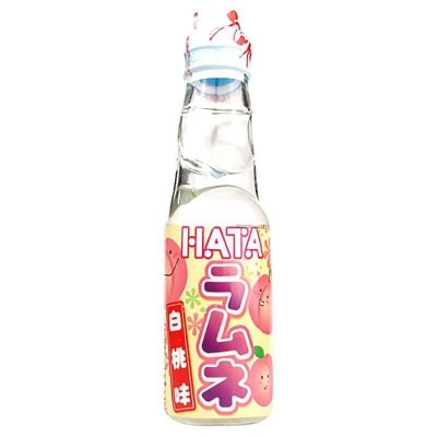 Ramune Αναψυκτικό Λευκό Ροδάκινο Hatakosen 200ml