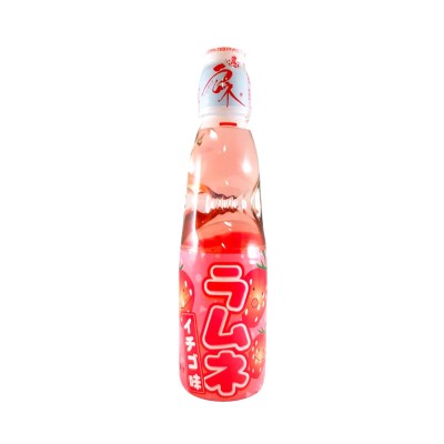 Ramune Αναψυκτικό Φράουλα Hatakosen 200ml - Αυθεντική Ιαπωνική Γεύση